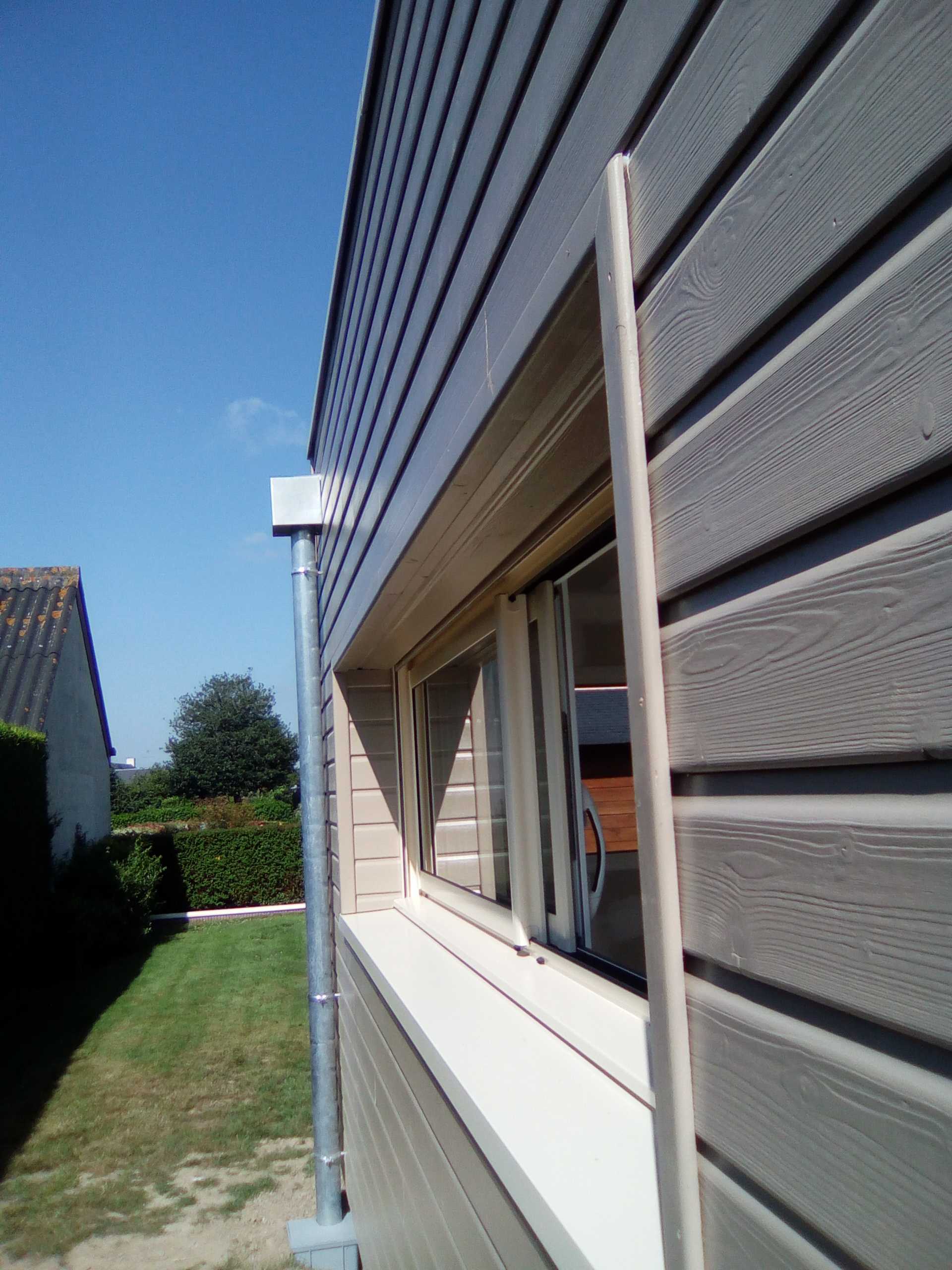 Extension Zinc et Bardage pré-grisé